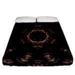 Bronze Age Mandala Fitted Sheet (Queen Size)