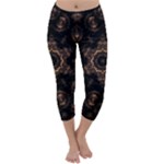 Bronze Age Mandala Capri Winter Leggings 