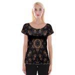 Bronze Age Mandala Cap Sleeve Top