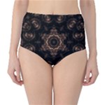 Bronze Age Mandala Classic High-Waist Bikini Bottoms