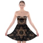 Bronze Age Mandala Strapless Bra Top Dress