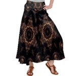 Bronze Age Mandala Women s Satin Palazzo Pants