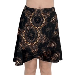 Chiffon Wrap Front Skirt 