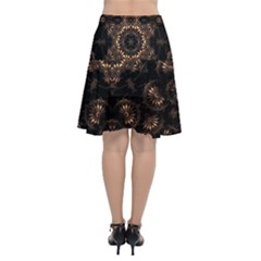 Chiffon Wrap Front Skirt 