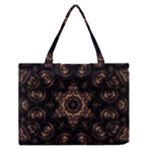 Bronze Age Mandala Zipper Medium Tote Bag