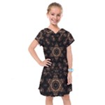 Bronze Age Mandala Kids  Drop Waist Dress