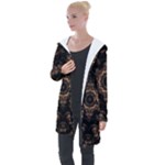 Bronze Age Mandala Longline Hooded Cardigan