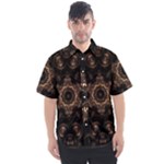 Bronze Age Mandala Men s Short Sleeve Shirt