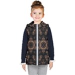 Bronze Age Mandala Kids  Hooded Puffer Vest