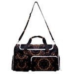 Bronze Age Mandala Sports Gym Duffle Bag with Shoe Compartment