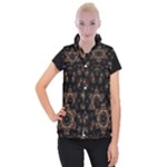 Bronze Age Mandala Women s Button Up Vest