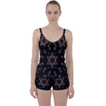 Bronze Age Mandala Tie Front Two Piece Tankini