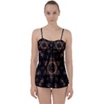 Bronze Age Mandala Babydoll Tankini Set