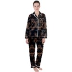 Bronze Age Mandala Women s Long Sleeve Satin Pajamas Set	