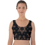 Bronze Age Mandala Velvet Crop Top