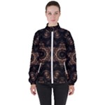 Bronze Age Mandala Women s High Neck Windbreaker