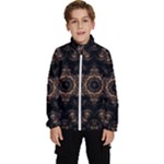 Bronze Age Mandala Kids  High Neck Windbreaker