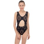 Bronze Age Mandala Center Cut Out Swimsuit