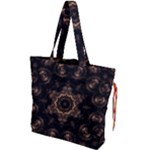 Bronze Age Mandala Drawstring Tote Bag