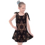 Bronze Age Mandala Kids  Tie Up Tunic Dress