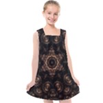 Bronze Age Mandala Kids  Cross Back Dress