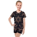 Bronze Age Mandala Kids  Mesh T-Shirt and Shorts Set