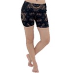 Bronze Age Mandala Lightweight Velour Yoga Shorts