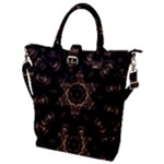 Bronze Age Mandala Buckle Top Tote Bag