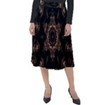 Bronze Age Mandala Classic Velour Midi Skirt 