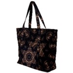 Bronze Age Mandala Zip Up Canvas Bag