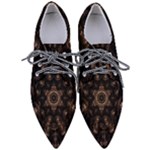 Bronze Age Mandala Pointed Oxford Shoes