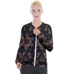 Bronze Age Mandala Casual Zip Up Jacket