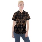 Bronze Age Mandala Women s Short Sleeve Pocket Shirt