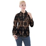 Bronze Age Mandala Women s Long Sleeve Pocket Shirt