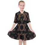 Bronze Age Mandala Kids  All Frills Chiffon Dress