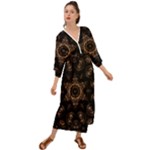 Bronze Age Mandala Grecian Style  Maxi Dress