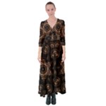 Bronze Age Mandala Button Up Maxi Dress