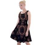 Bronze Age Mandala Knee Length Skater Dress