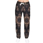 Bronze Age Mandala Women Velvet Drawstring Pants