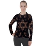 Bronze Age Mandala Women s Pique Long Sleeve T-Shirt