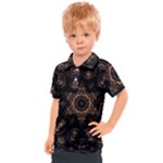 Bronze Age Mandala Kids  Polo T-Shirt