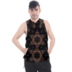 Bronze Age Mandala Men s Sleeveless Hoodie