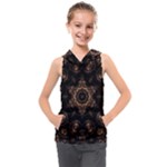 Bronze Age Mandala Kids  Sleeveless Hoodie