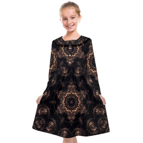 Bronze Age Mandala Kids  Midi Sailor Dress from ArtsNow.com