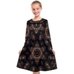 Bronze Age Mandala Kids  Midi Sailor Dress