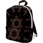 Bronze Age Mandala Zip Up Backpack