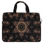 Bronze Age Mandala MacBook Pro 13  Double Pocket Laptop Bag