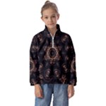 Bronze Age Mandala Kids  Half Zip Hoodie