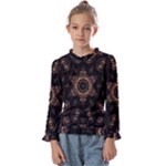 Bronze Age Mandala Kids  Frill Detail T-Shirt