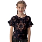 Bronze Age Mandala Kids  Cut Out Flutter Sleeves